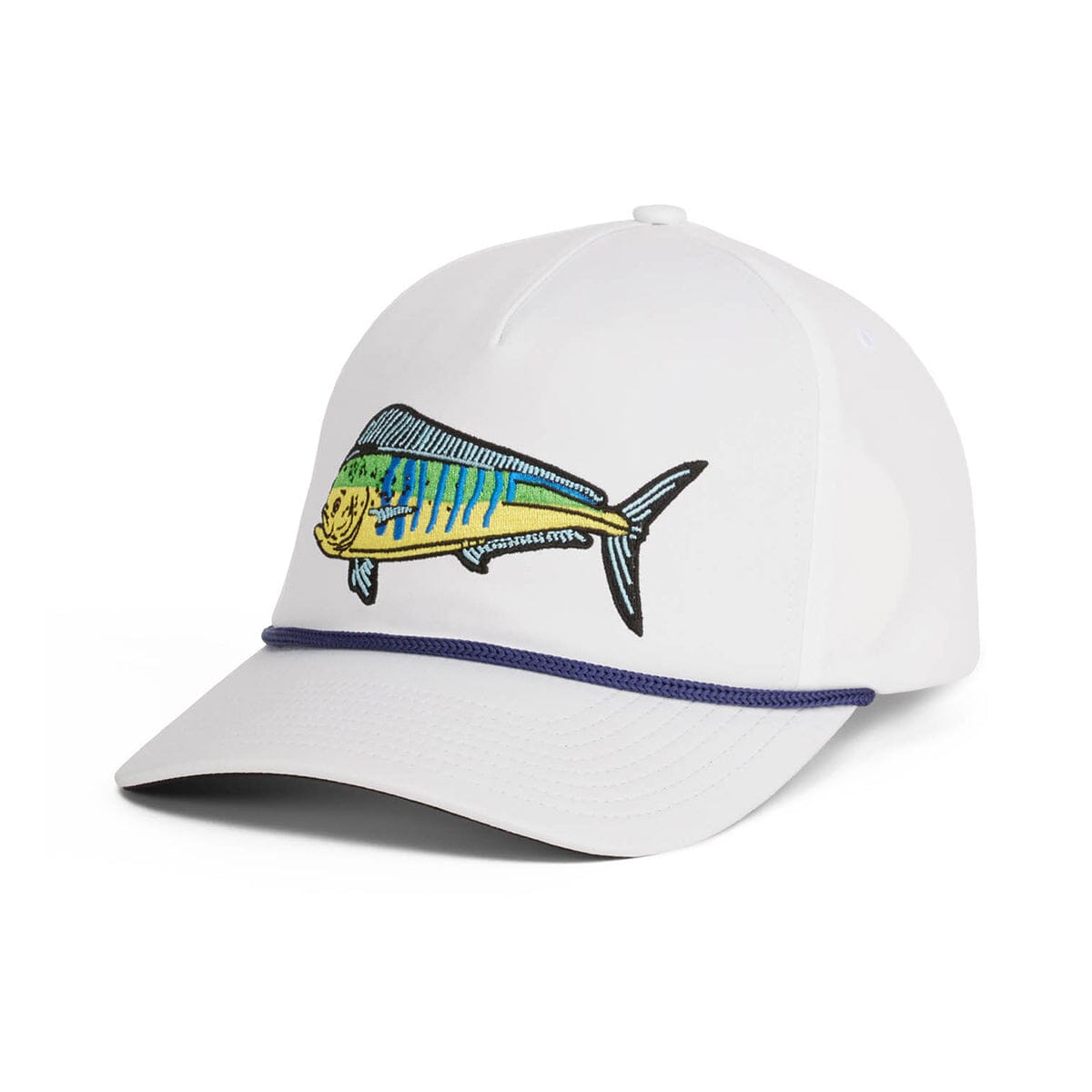 Gamefish Retro Camper Hat White