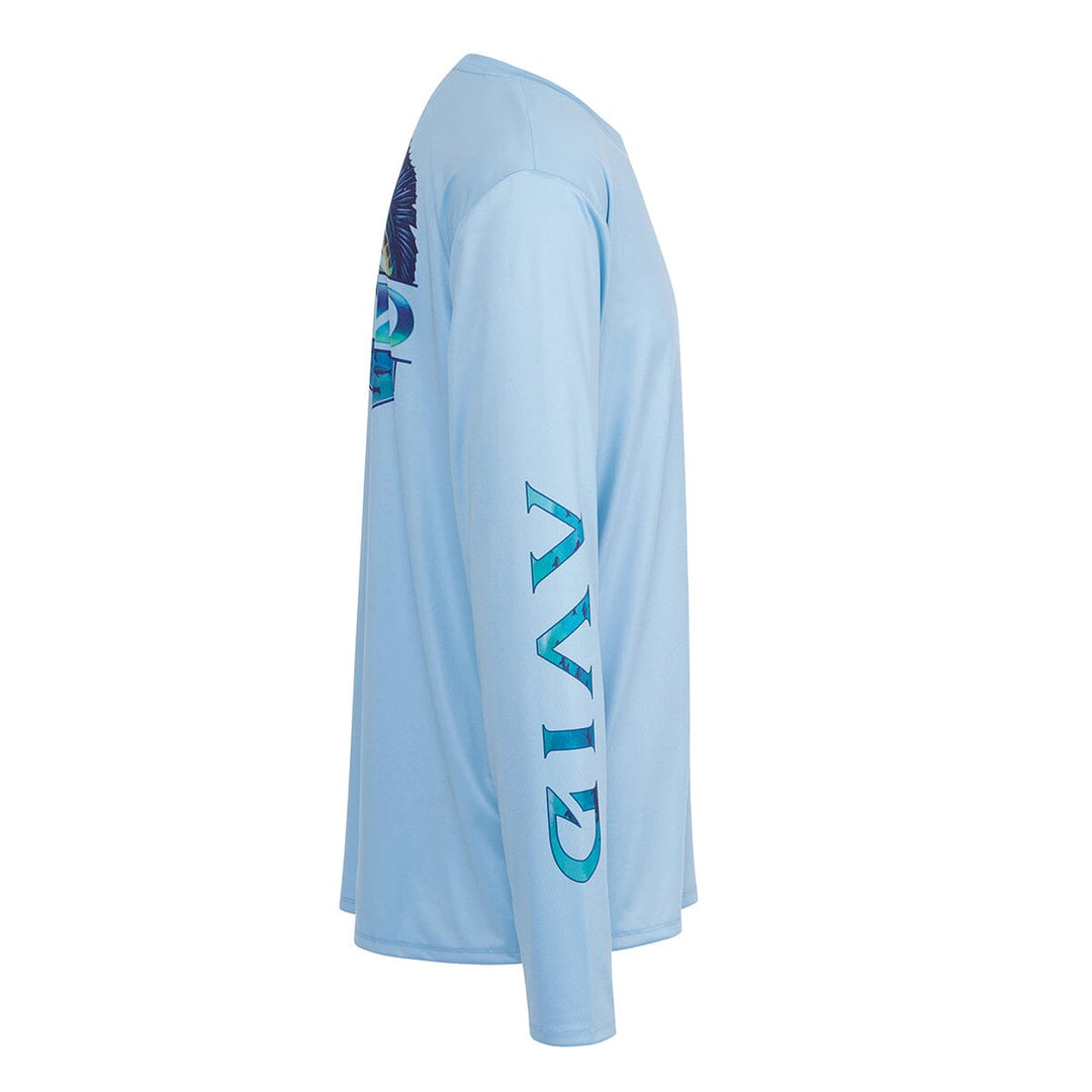 Core AVIDry Long Sleeve Performance Fishing Shirt 50+ UPF Ice Blue / MD