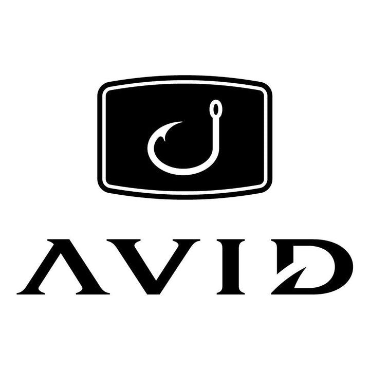 AVID Fishing Decal - Black